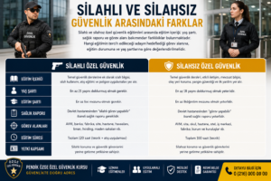 Silahlı ve silahsız güvenlik arasındaki farklar
