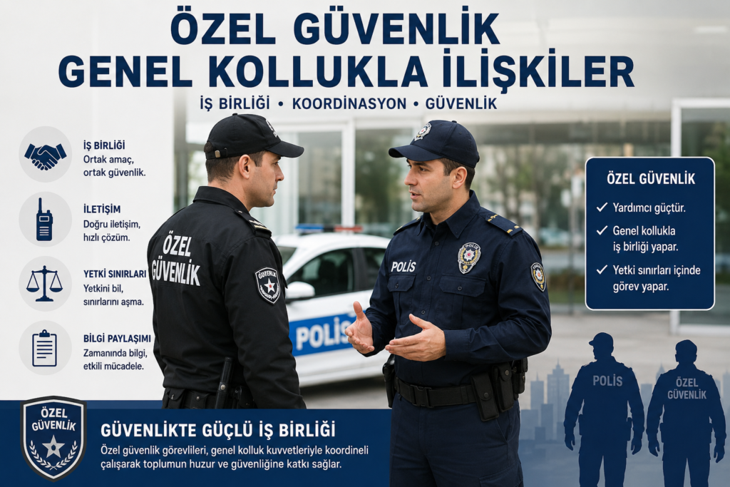 ÖZEL GÜVENLİK GENEL KOLLUKLA İLİŞKİLER