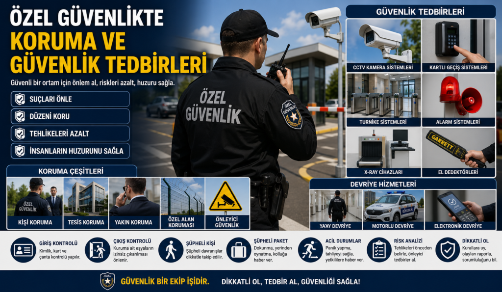 ÖZEL GÜVENLİK TEMEL GÜVENLİK TEDBİRLERİ